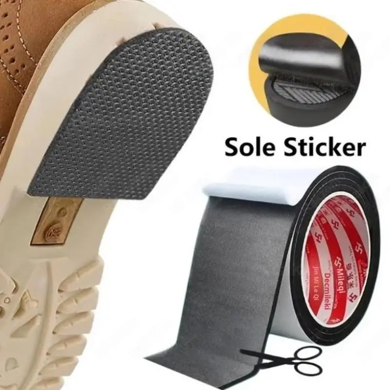 Shoe Sole Protector Non-Slip Self-Adhesive Shoes Outer Sole With Stickers For Bottom Of Shoes Replacement Soles Repair Patch