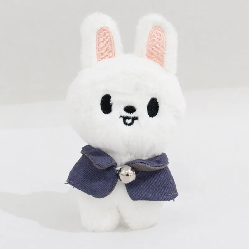 SKZOO New Cute Plush Keychain Children's Toy Stray Kids Magic School Cloak Doll Backpack Pendant Children's Gift