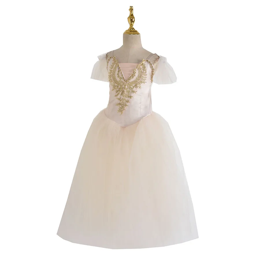 

Adult Kids Long Professional Ballet Tutu Swan Lake Ballet Costume Ballerina Ballet Dress Girls Performance Dancewear Velvet Top