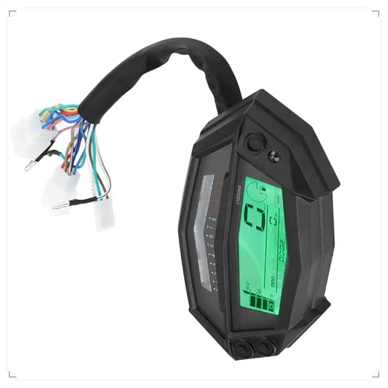 Motorcycle Gauge LCD Speedometer Adjustable Color Tachometer Gauge For Kawasaki Z1000