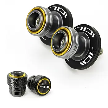 Husqvarna Svartpilen 701 Supermoto SM 701 Enduro TE 701 CNC 오토바이 M10 스윙 암 스풀 슬라이더 스탠드 타이어 밸브 캡 10 best sales 701 엔듀로 - №9