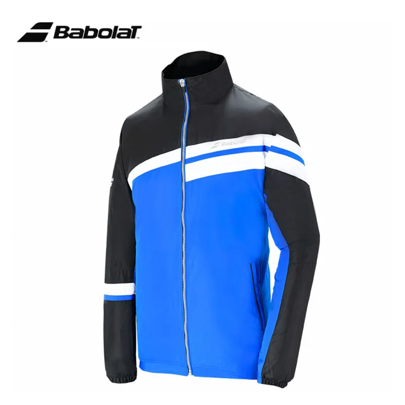 Windproof Babolat Tennis Jacket Adult Men Thin Style Durable Tennis Squash Padel Badminton Sport Coat Spring Fall Tennis Clothes