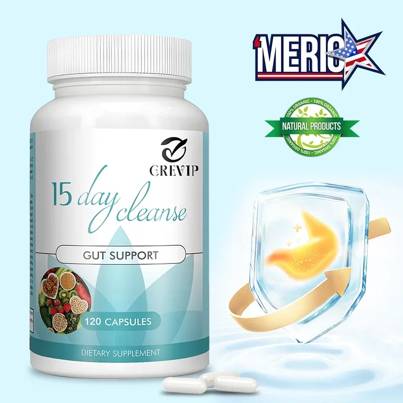 15-Day Cleanse - Gut and Colon Support, Relief of Abdominal Pain, Bloating and Constipation