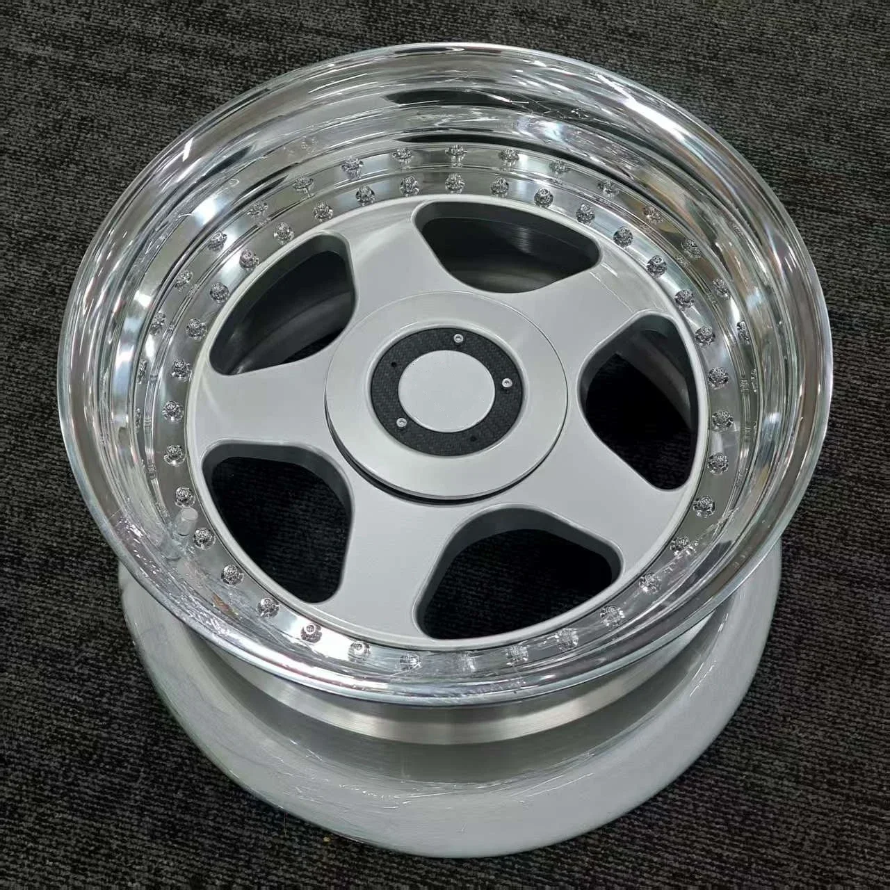 3 Piece Futura Wheels for  E34 M5 E39 E46 E28 E36 E30 M3 E90 17 18 Inch Rim Custom Five Spoke Design Alloy 5x120 Wheel