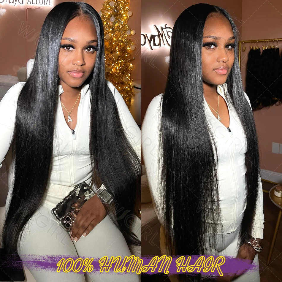 Straight 28 30 32 Inch Bundles Human Hair 3 4 Bundle Raw Human Hair Brazilian Bone Straight Human Hair Bundles Extension Tissage