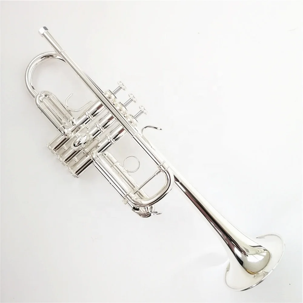 CRO-20 Professional Level C Key Trumpet with Hard case and 3c Mouthpiece Accept Customized