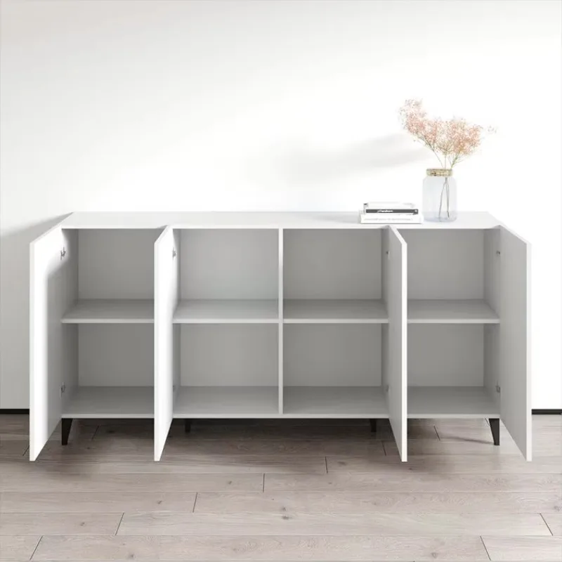Modern Dining Room Furniture Set Wooden Sideboard Buffet Cabinet with Corner Buffet New Innovative Kitchen Dining Table