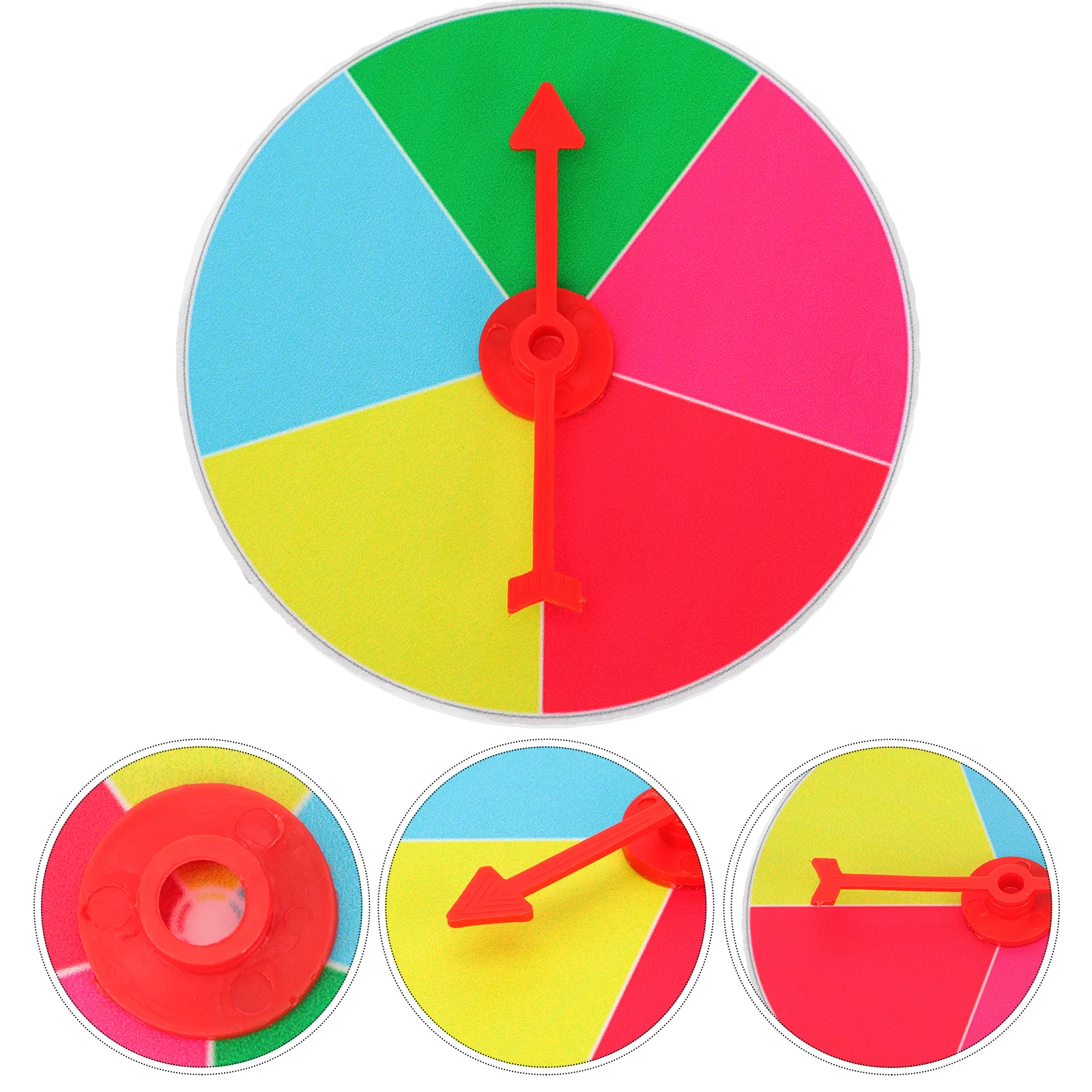 Prize Spinning Wheel Game Table Fortune Color Tablerotary Wheels Portable Roulette