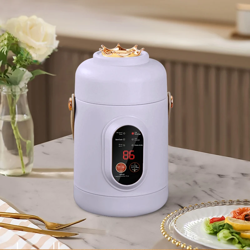 New Multifunctional Rice Cooker Portable Small Travel Electric Kettle Household Electric Cooker Hot Pot 110V US/220V EU Plug