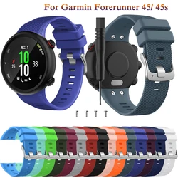 Silicone For Garmin Forerunner 45S Replacement bracelet watchband for Garmin Forerunner 45 smart watch For Garmin Swim 2 Correa