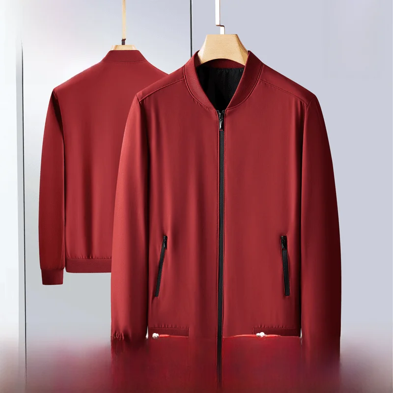 بيير كاردان الرجال الوقوف طوق Jaet رقيقة عادية لون نقي Busin معطف غير رسمي الخريف جديد Sle فضفاض صالح المضادة للتجاعيد #4