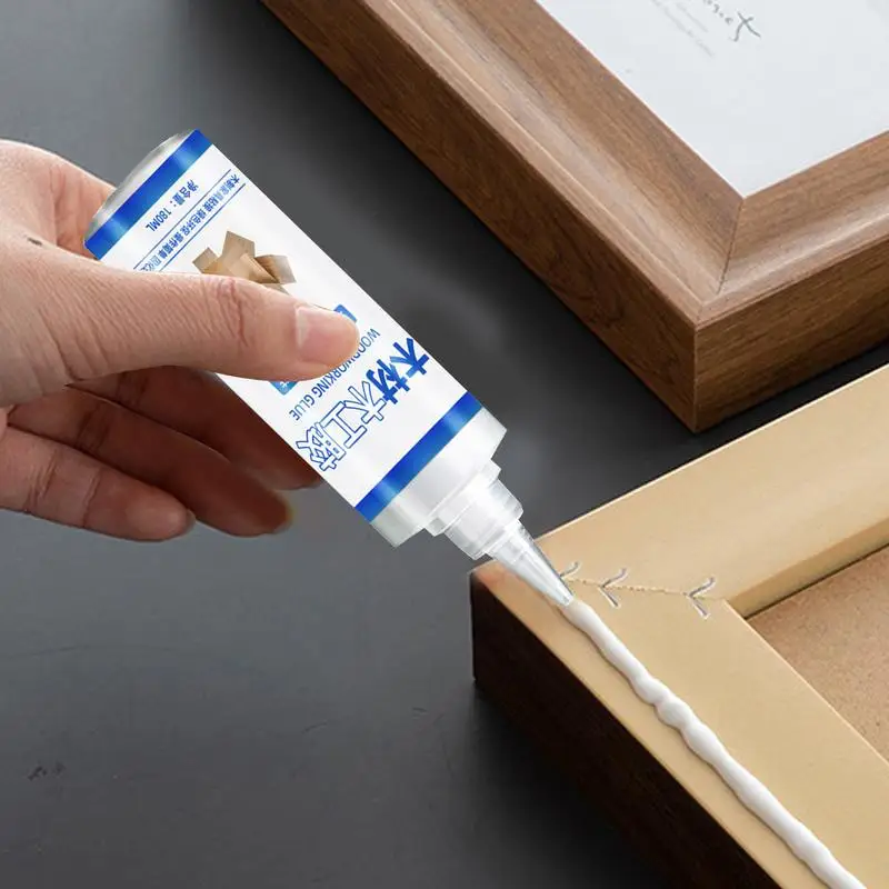 180ml Transparent Wood Glue For Woodworking Furniture Repair Safe Carpenter Glue For for Chairs Tables Doors and Wooden Floors