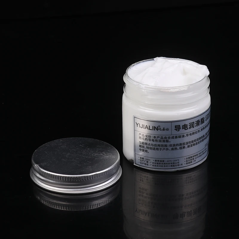 1PC Household Appliances Electric Contact Grease 100g Conductive Paste Electricity Compound Grease For Low Resistance Value