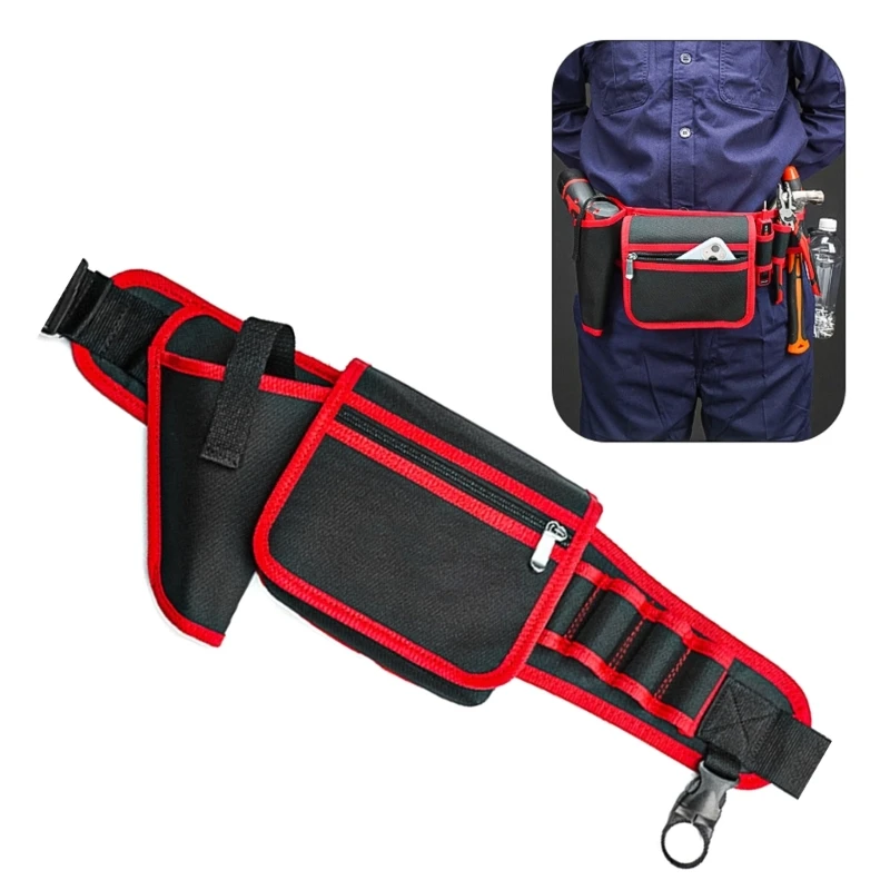 Tool Pouches Electrician Waist Belt Bags Oxford Cloth Work Aprons Craftworks Electrician Tool Maintenance Accessory