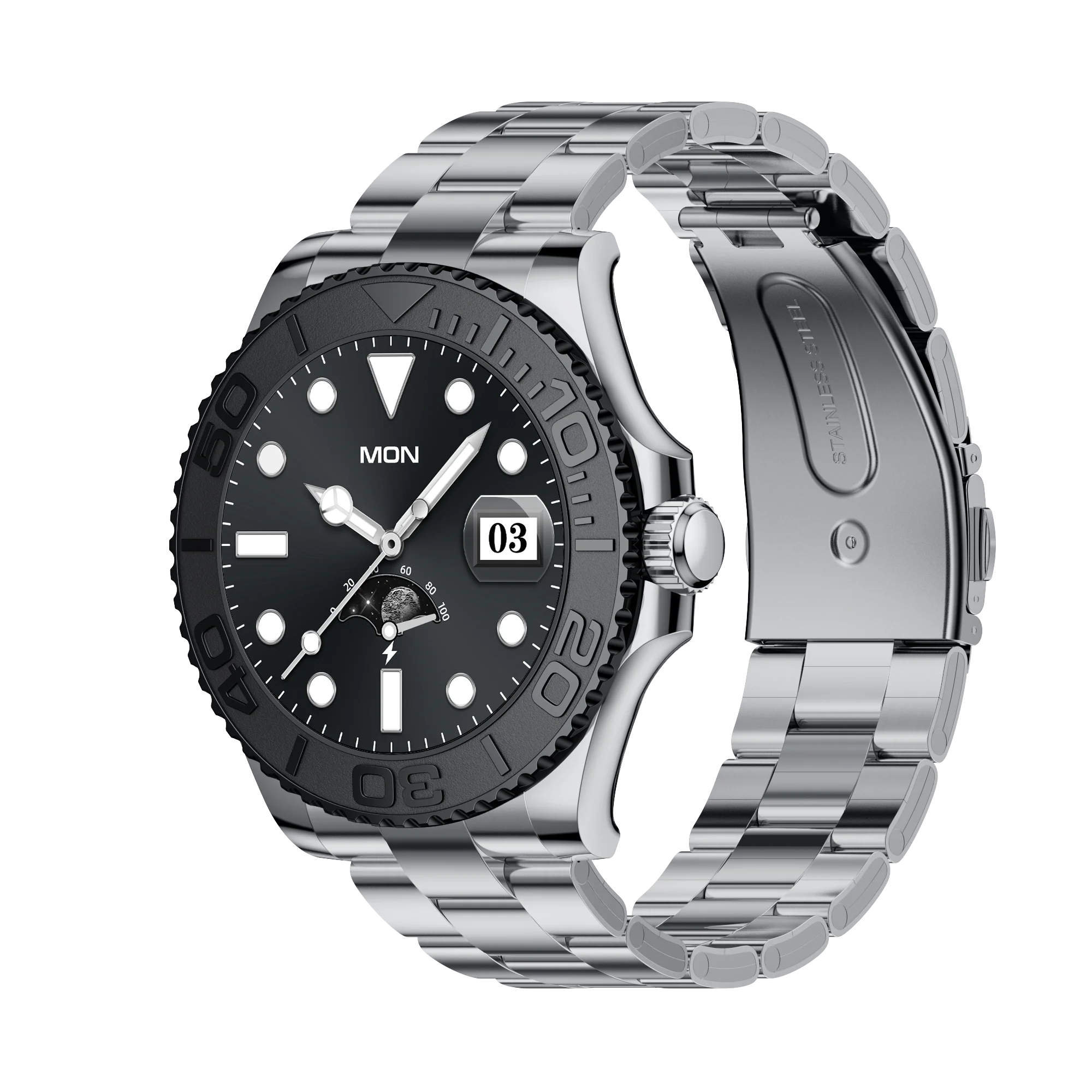 Aiweile AW46 New Style Smart Watch For Men Bluetooth Voice Wireless Fitness AMOLED Sport Business Watch For Gift