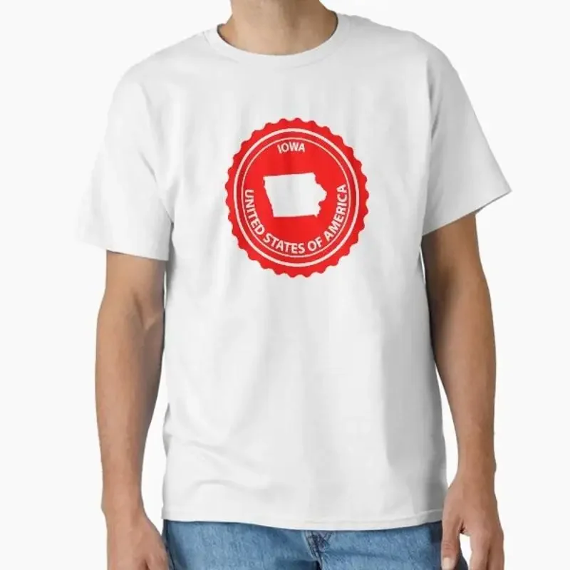 Iowa stamp Classic T Shirt Made in US AUS Size S 2XL