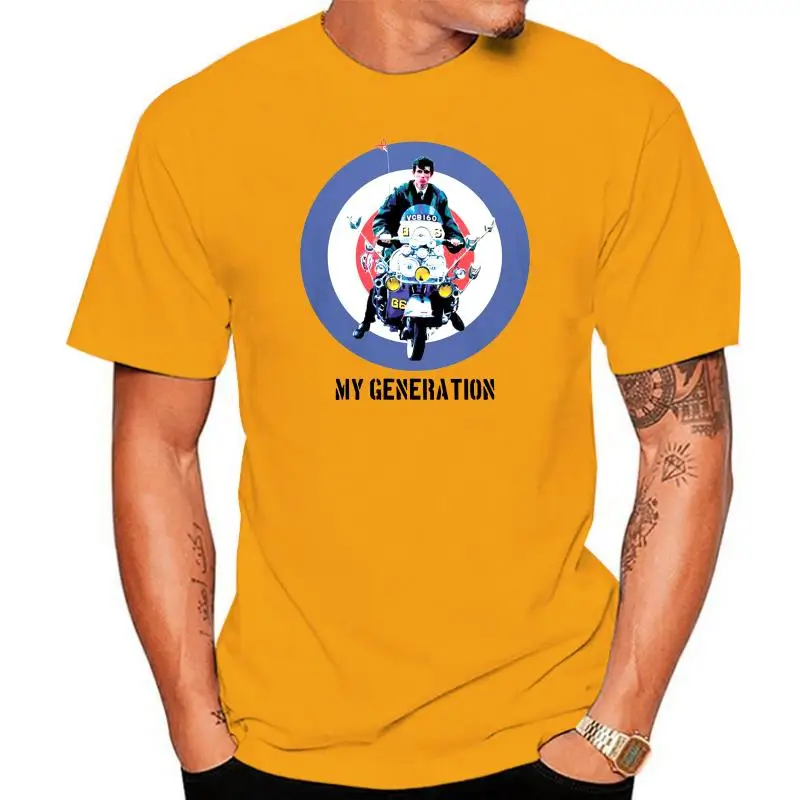 

My Generation Mod Scooter Men's T-Shirt - Jam Unisex The Who Quadrophenia Cartoon T Shirt Men Short Sleeve New Classic Tshirt