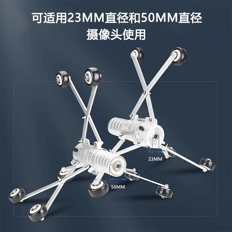 Pipe Endoscope Camera Expansion Stand Guide Wheel Pulley Retractable Stand Lens Accessories