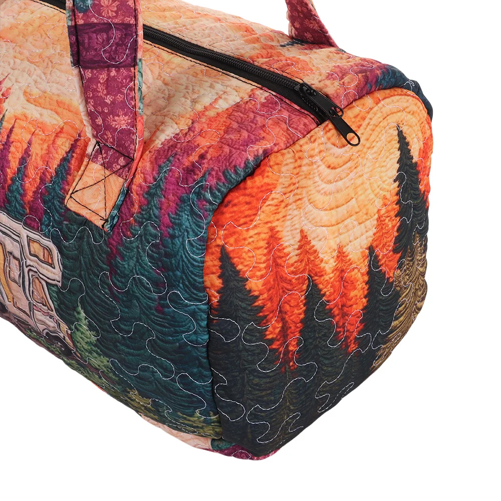 

Adjustable Strap Quilted Duffle Bag 3D Quilting Craft Tote Bags Travel Duffel Bag Large Capacity Sports Gym Bag Everyday Travel