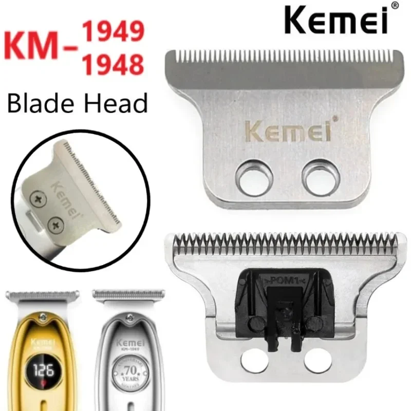 

Kemei-Substituição Lâmina Hair Clipper Blade, Barber Cutter Head, Aparador de pêlos elétrico, Shaver Clipper, Aplicar a KM-1949