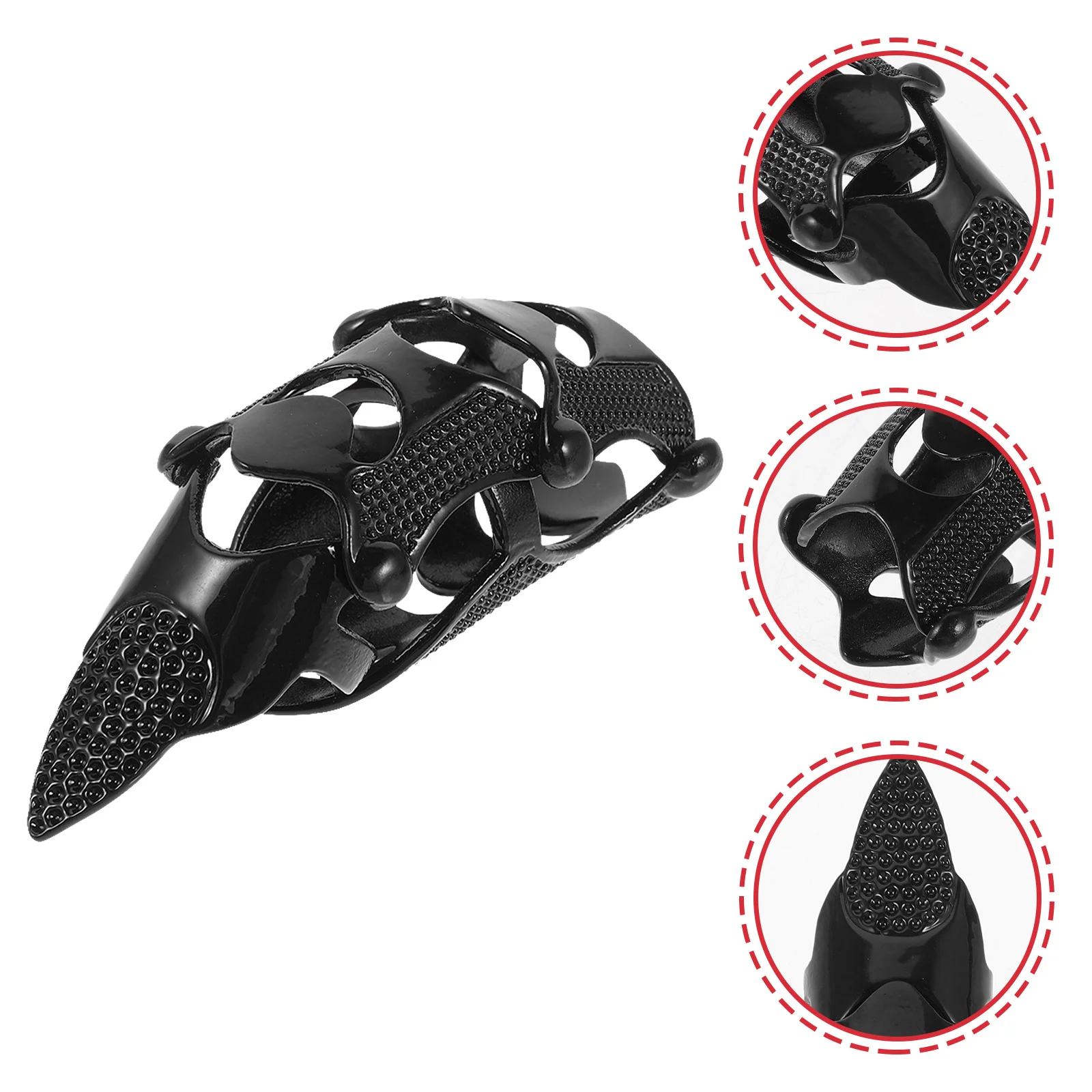 

2Pcs Punk Skull Full Finger Gothic Ring Hinged Joint Finger Ring Rock Party Halloween Costume Jewelry Gift Rings