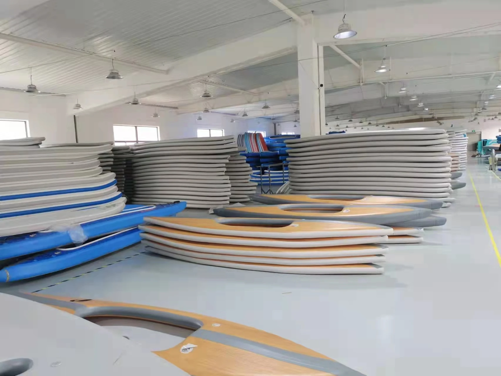 2 Person Drop Stitch Inflatable Fishing Kayak Factory Directly Customized PVC Tarpaulin Kayak 2 Person Sit in Long Ocean 180kg - view 5