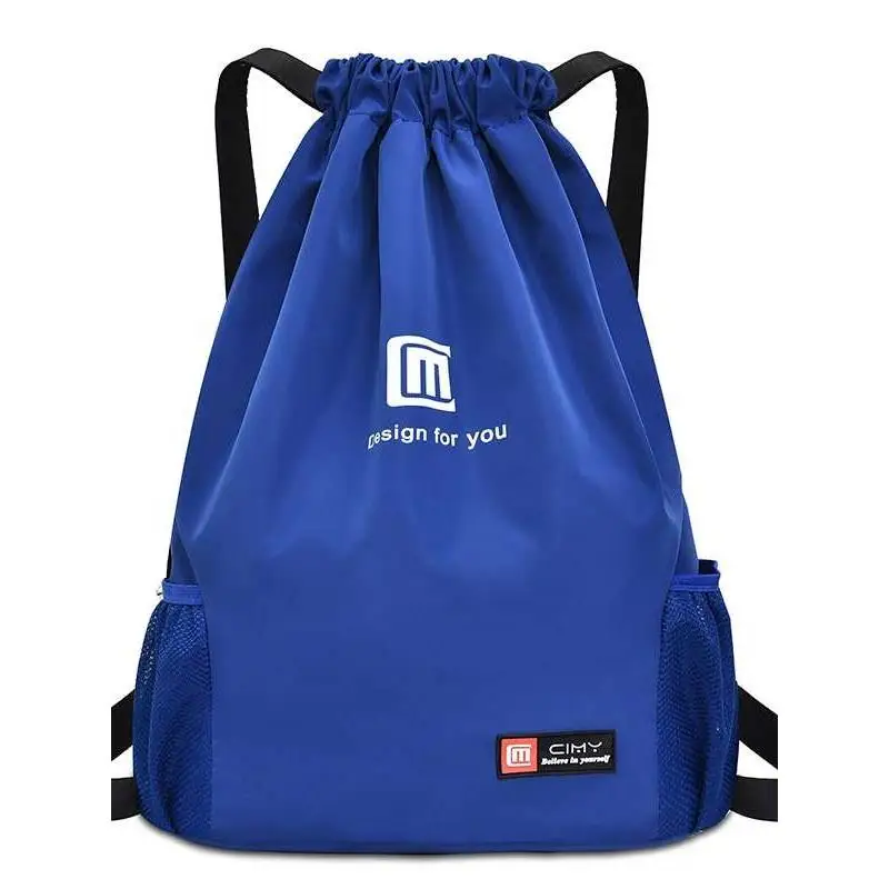 High-End Oxford Cloth Drawstring Sports Fitness Backpack Large Capacity Shoulder Bag for Men And Women Traveling Outdoor