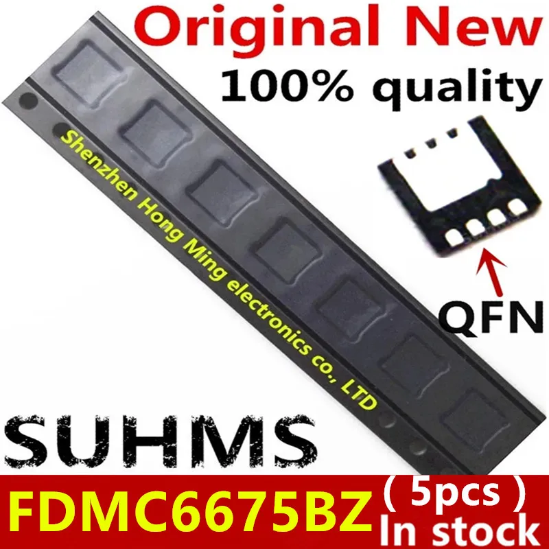 (5piece)100% New FDMC6675BZ FDMC6675 6675BZ QFN-8 Chipset