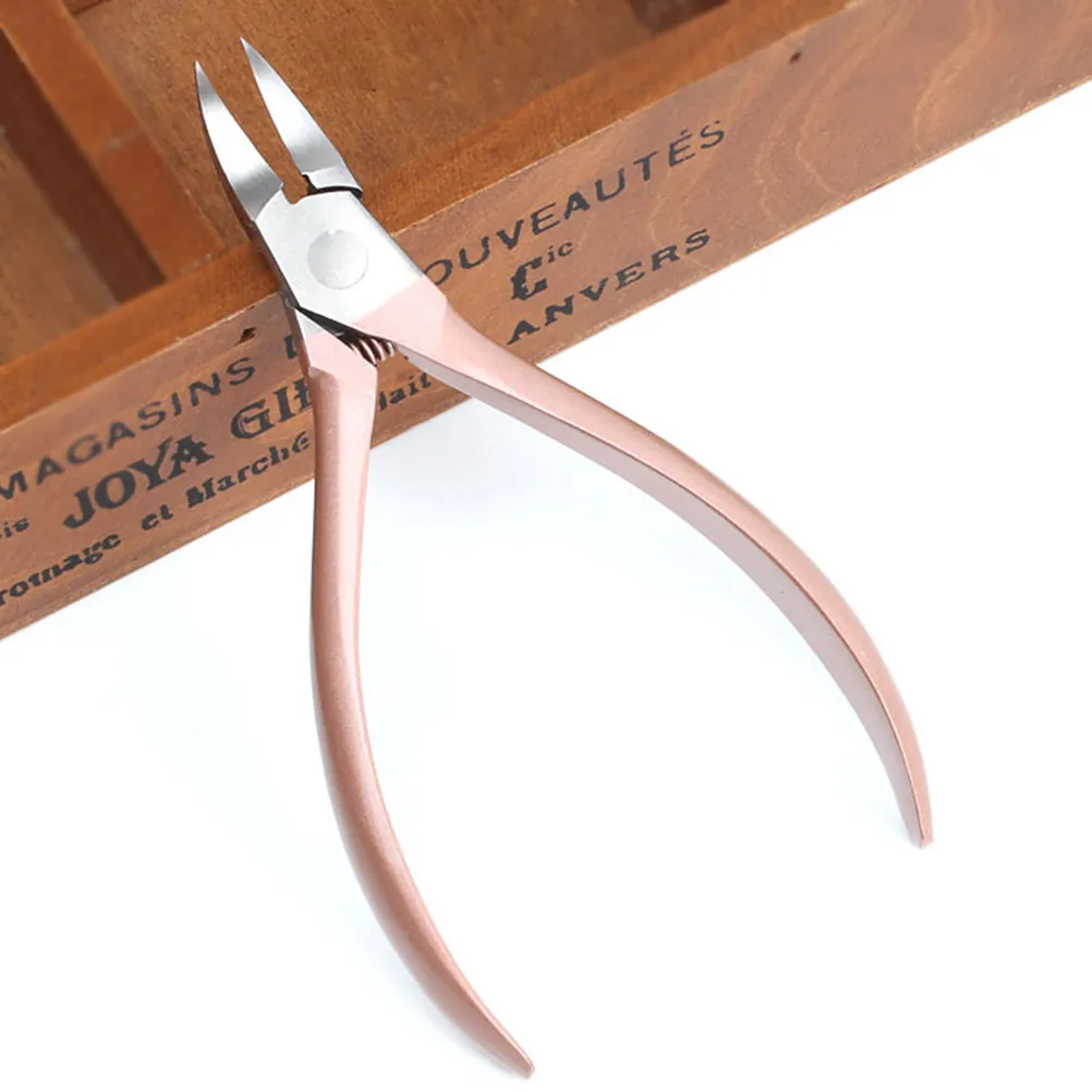 

Dead Skin Nipper Cuticle Trimmer High Hardness Steel Durable Olecranon Design For Left Right Hand Use Portable Manicure