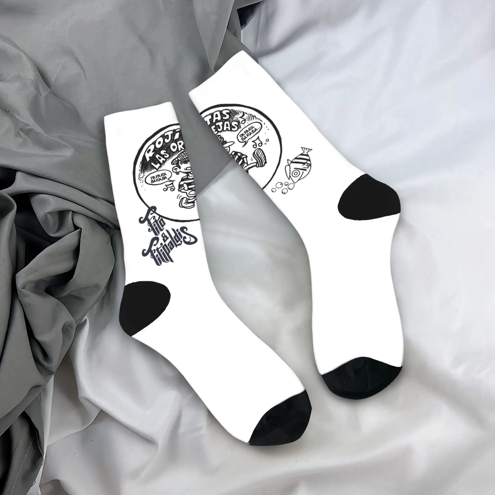 

Fitos Fitipaldis Band Stockings Custom Gothic Socks Winter Non Skid Socks Men's Running Comfortable Socks