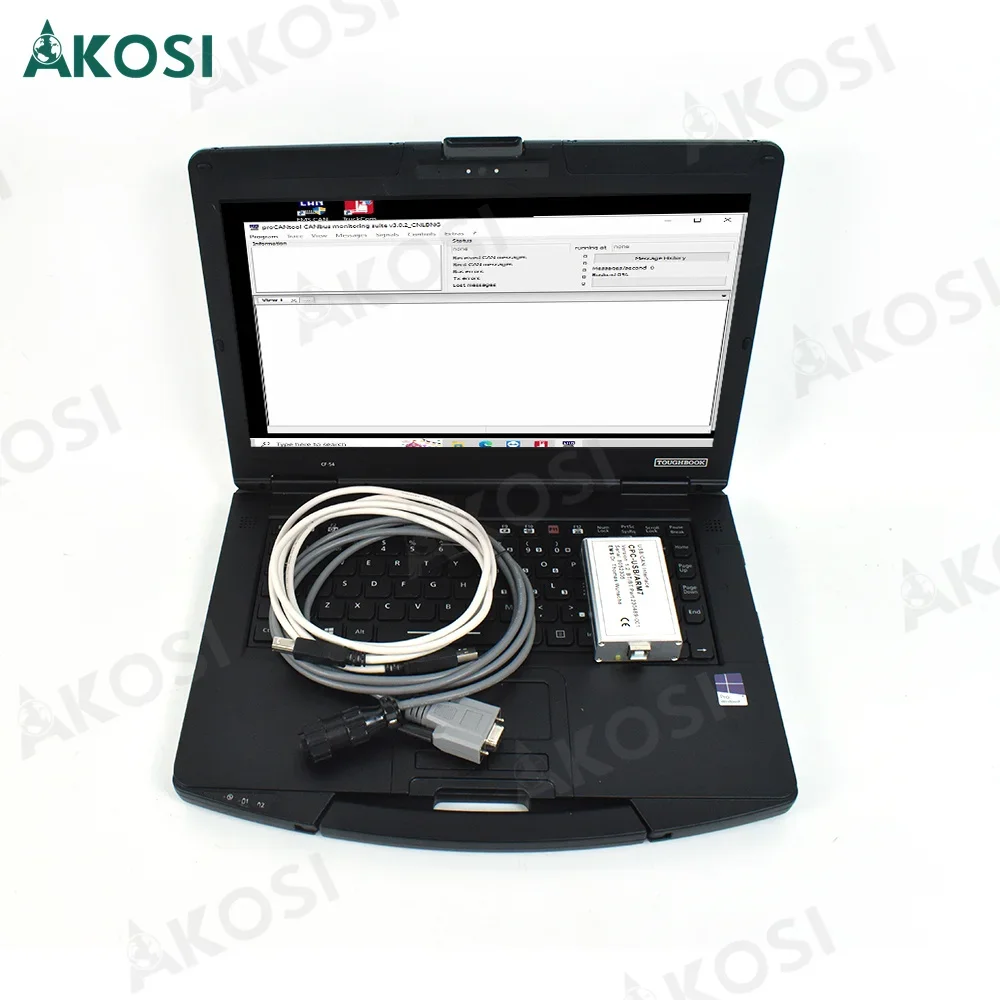 For Toyotabt diagnostic tool scanner, interfaz USB ARM7 BT, compatible con for Toyota BT with CF54 Laptop