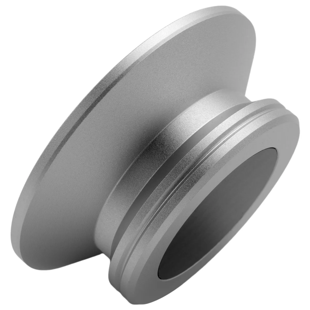 Стабилизатор веса пластин с мягкой защитной накладкой для профиля проигрывателя виниловых пластинок Hifi LP (серебристый)