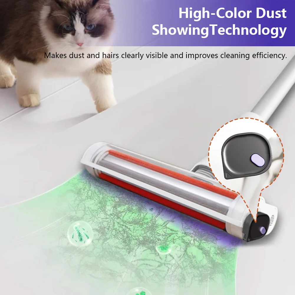 Vacuum Cleaner Laser Light Green Light Rechargeable Vacuum Light for Dyson with UV Light Universal Vacuum Lamp for Home Pet Shop