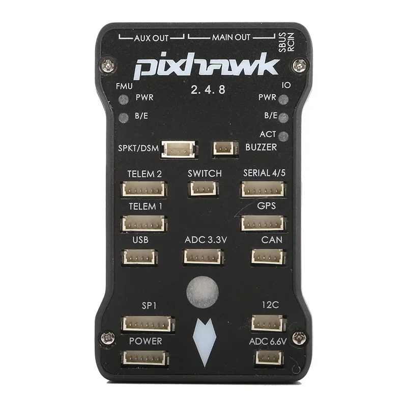 

Контроллер полета Pixhawk 2.4.8 PX4 32-битный STM32F427 с M8N GPS 4 ГБ Micro SD I2C Splitter PPM SBUS для FPV Drone Quadcopter