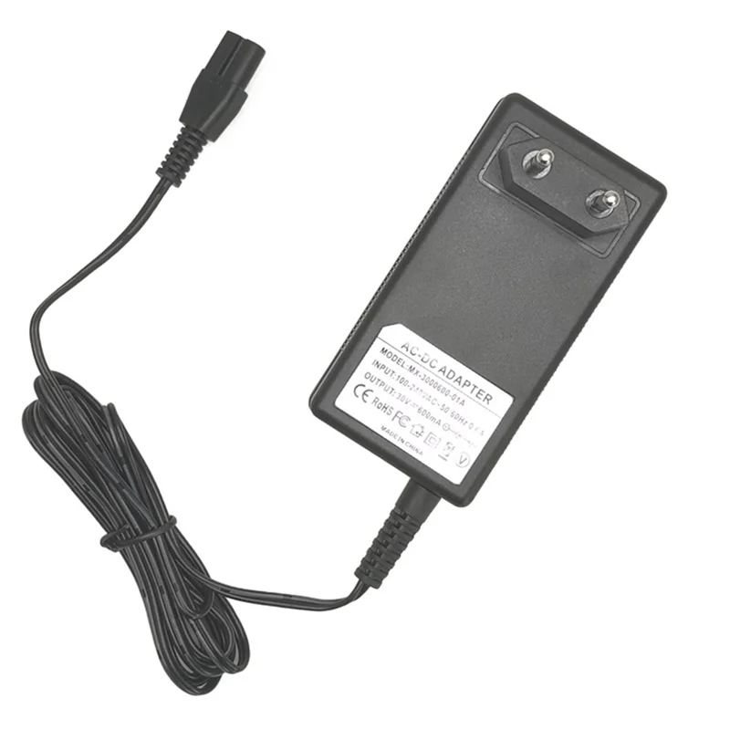 ABBK-Netzteil Ladegerät für Karcher VC6 Cordless, VC6 Haushaltsstaubsauger Ladegerät Adapter, 30 V 0,6 A EU-Stecker