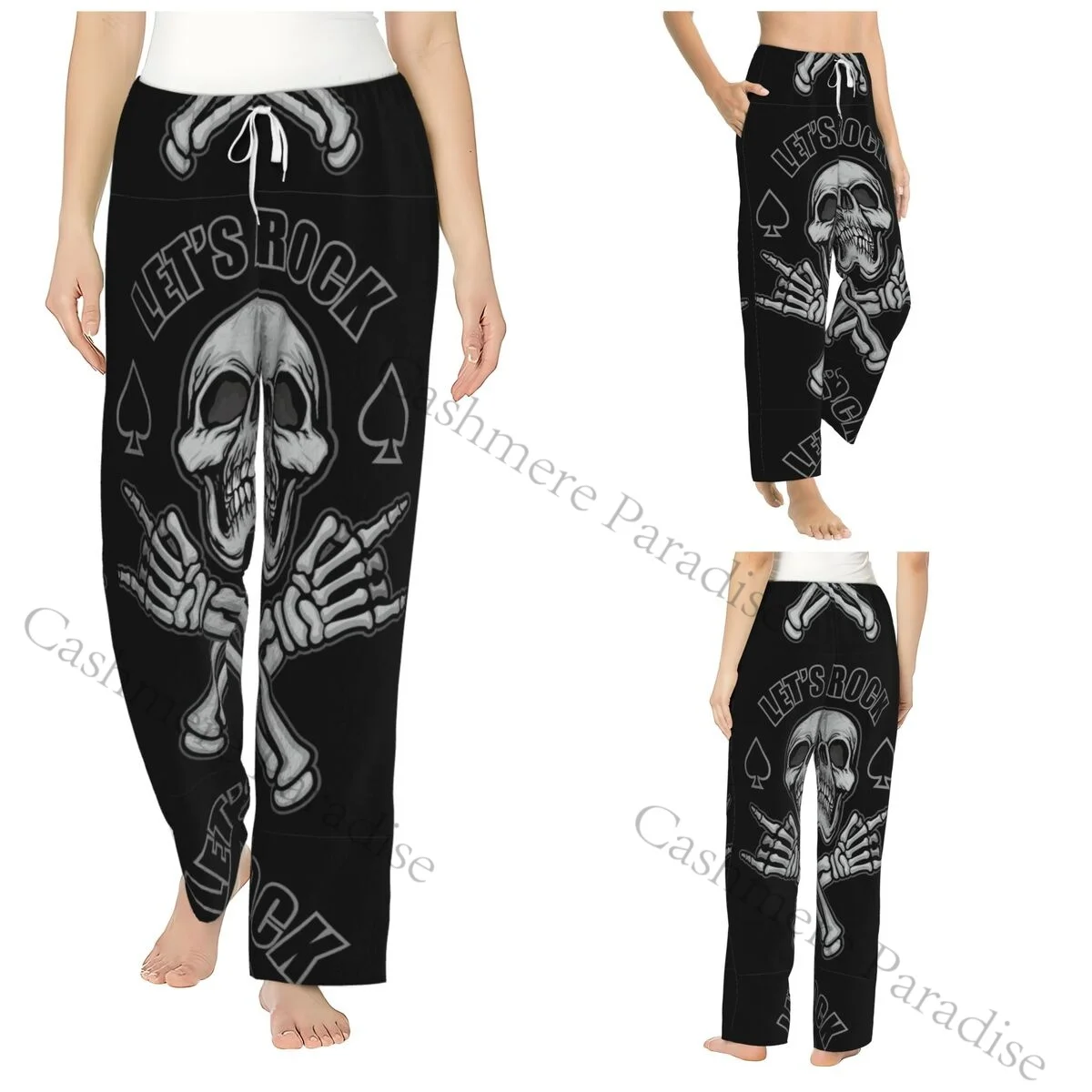 

Ace Of Spades Heavy Rock Music Warm Women Pajama Pants Flannel Sleep Bottoms Soft Fleece Loungewear