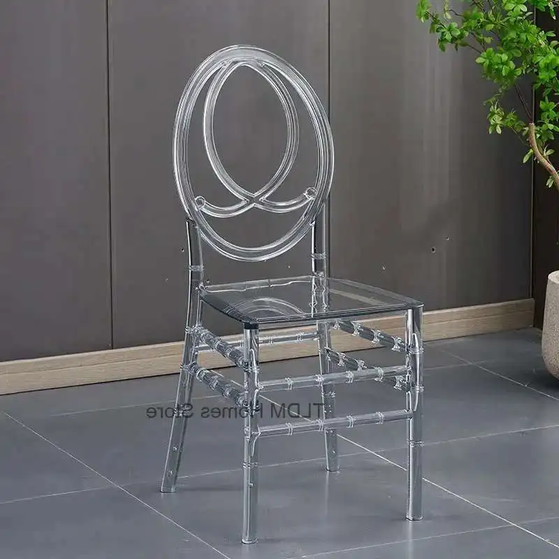 

Home Transparent Dining Chair Hotel Crystal Chair Commercial Furniture Outdoor Wedding Chair Banquet Lounge Chairs For Events
