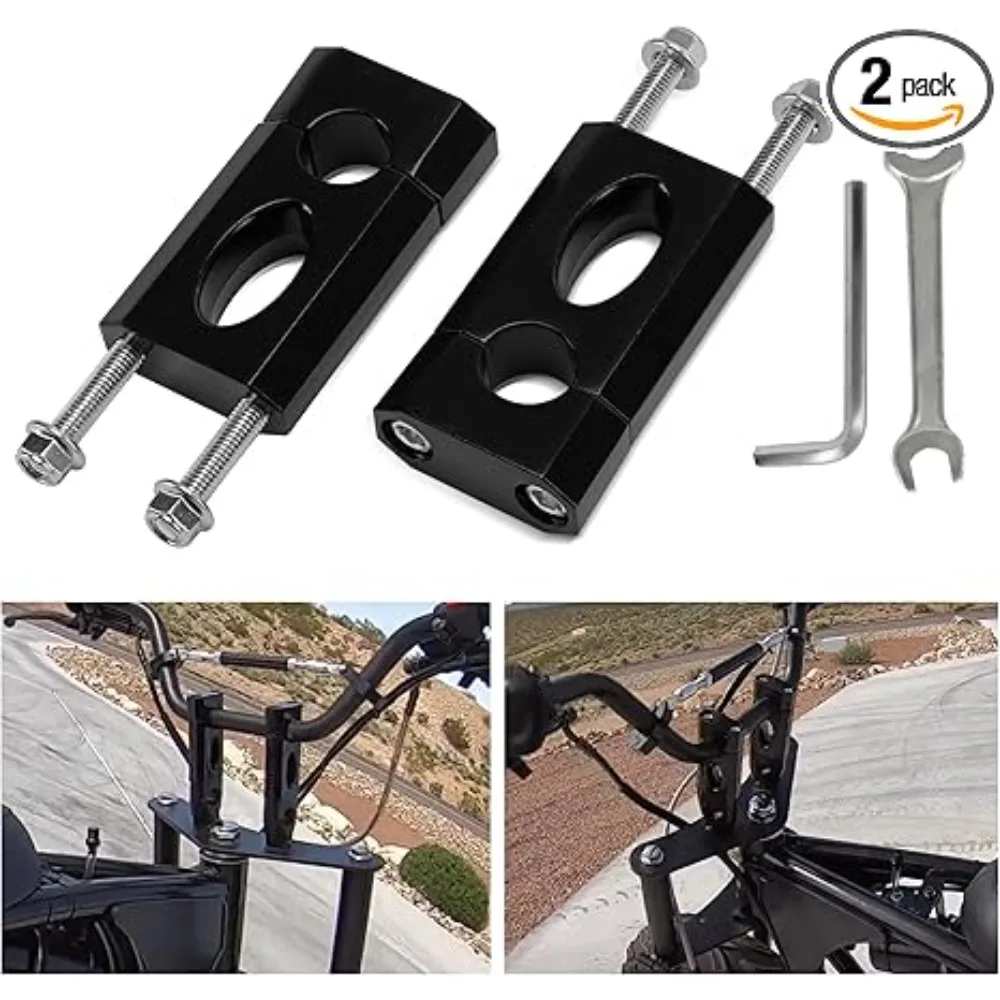 AliExpress NONE Motorcycle 7/8" Handlebar Risers Handlebar Mount Clamp Risers for Coleman Bt200x Ct200 SSR125 Razor MX350 MX650 Dirt Pit Bike