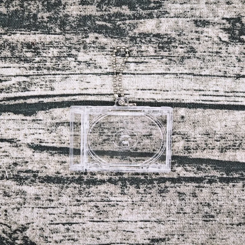 NFC 스마트 백팩 클립이 포함된 미니 CD 박스 DIY 키체인 - 음악 애호가 및 축제 장식을 위한 창의적인 선물