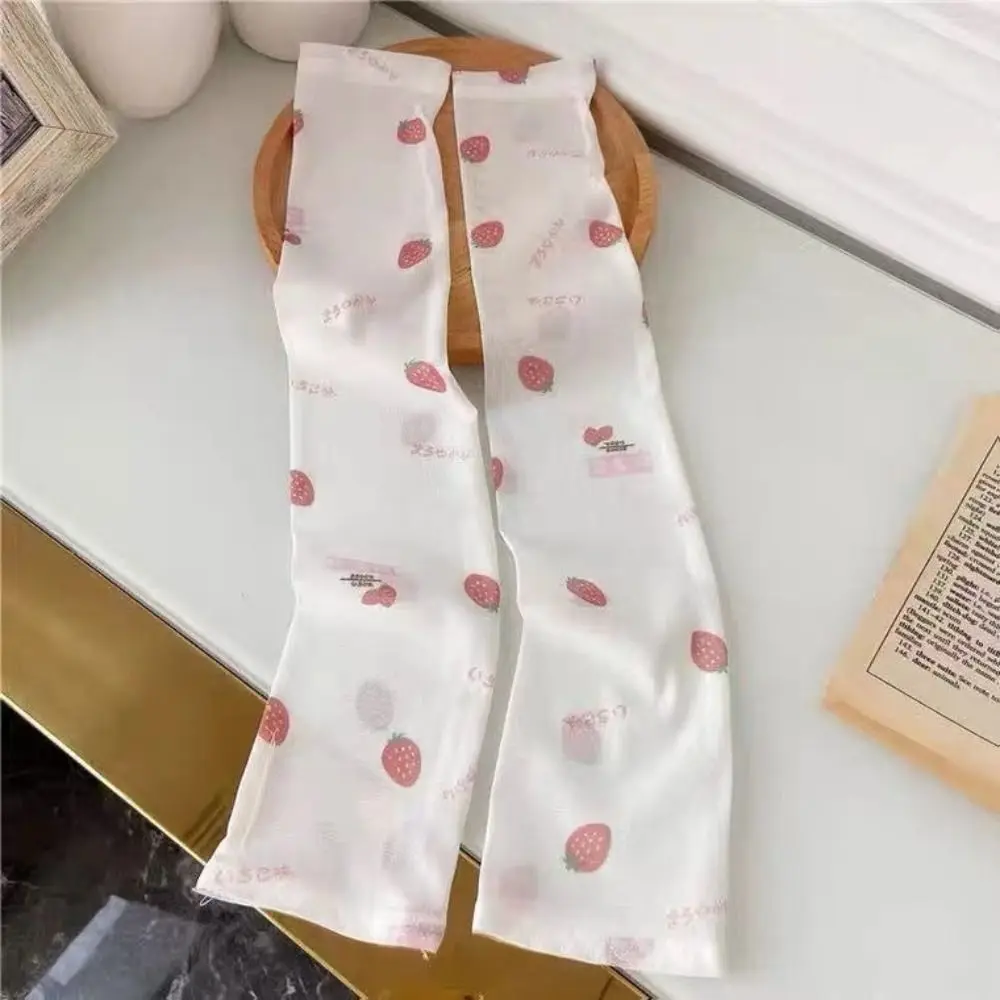 Anti-UV Ice Sleeve Portable Floral Loose Version Long Gloves Sun Protection Breathable Sunscreen Sleeves