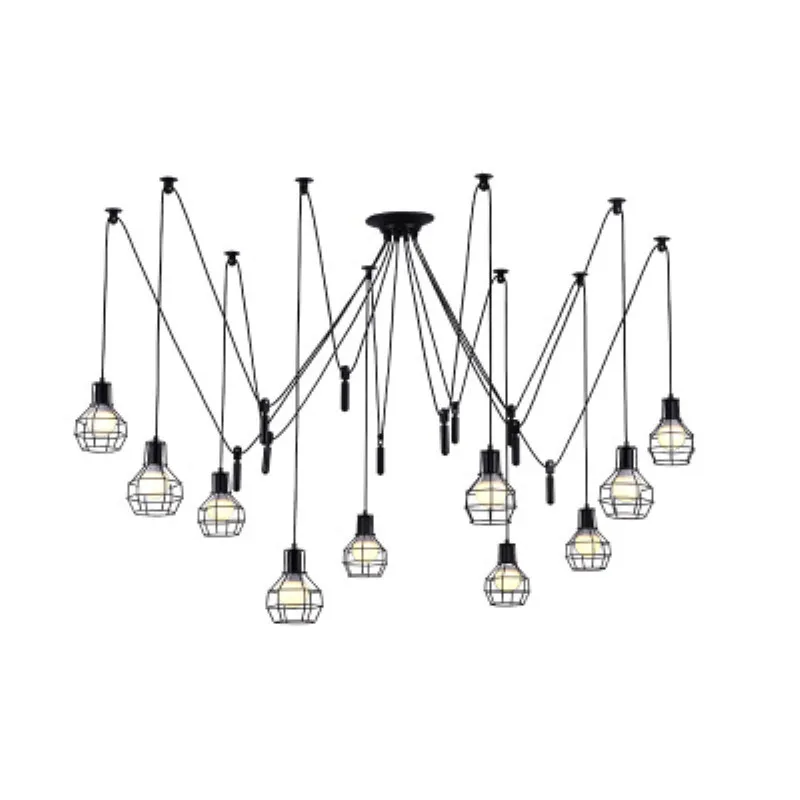 

Clothing store window light personalized restaurant bar chandelier LED single-head glass imitation