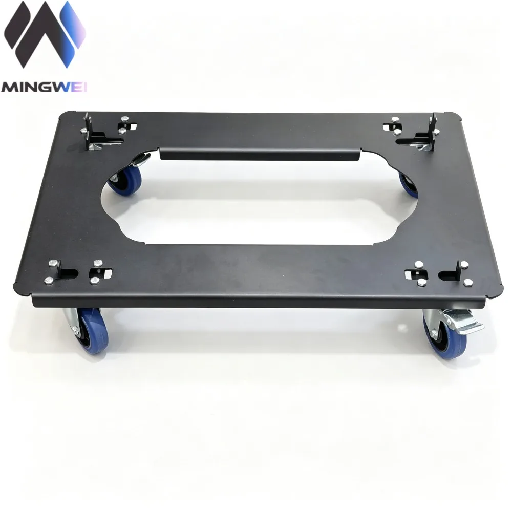 KR08 Transport Cart for Dual 8 Inch Line Array Speakers, Heavy Duty Dolly with Locking Casters, Pro Audio Rigging Accessory