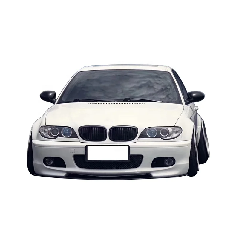 

Car Body Kit Front Bumper Rear Bumper Side Skirts MT Style for Bmw 3 Series E46 Car Bumpers Kits Assembly Rear Diffuser Lip Nors