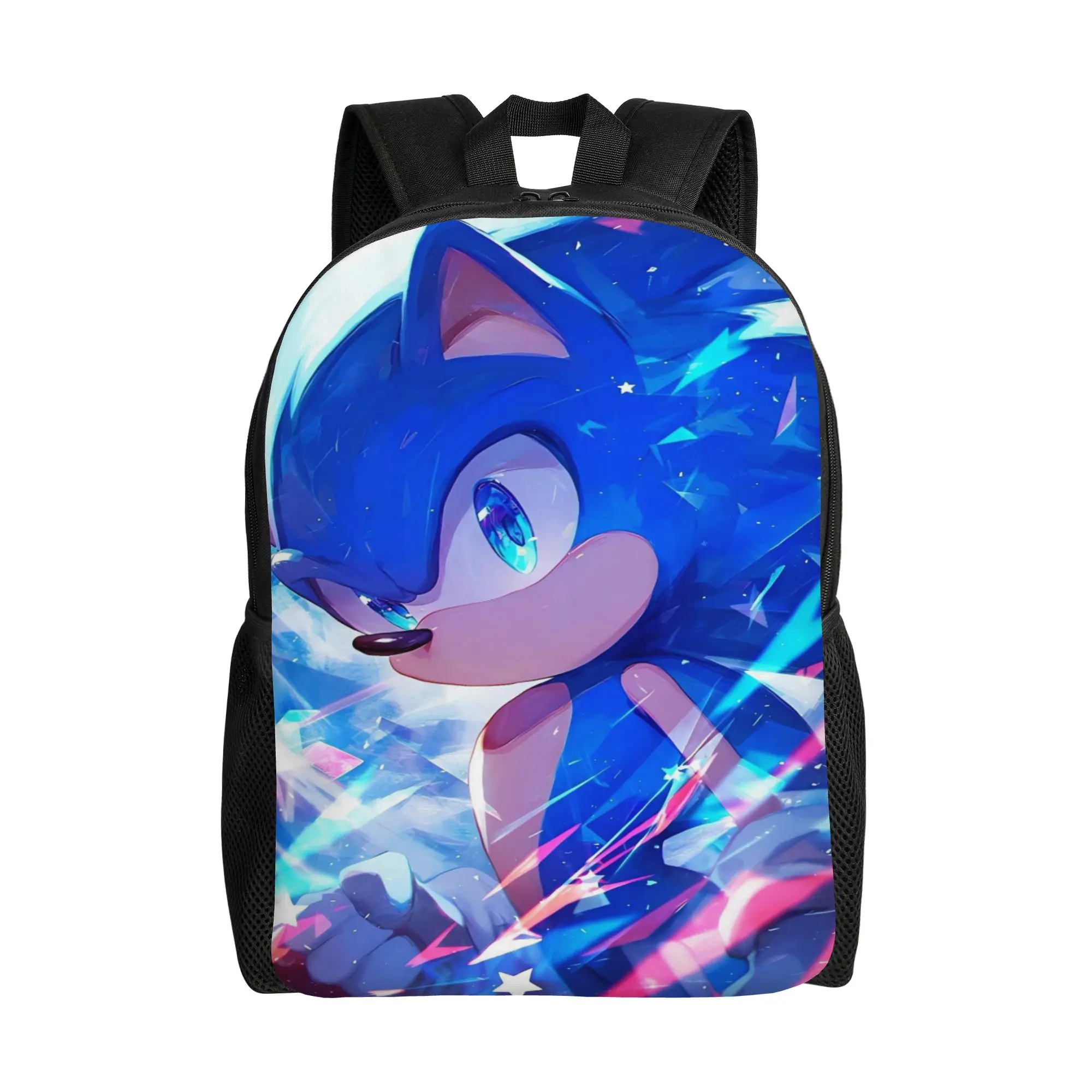 Sonices the H-Hedgehogs Backpack  Streetwear Backpacks Male Camping Big School Bags Custom Rucksack