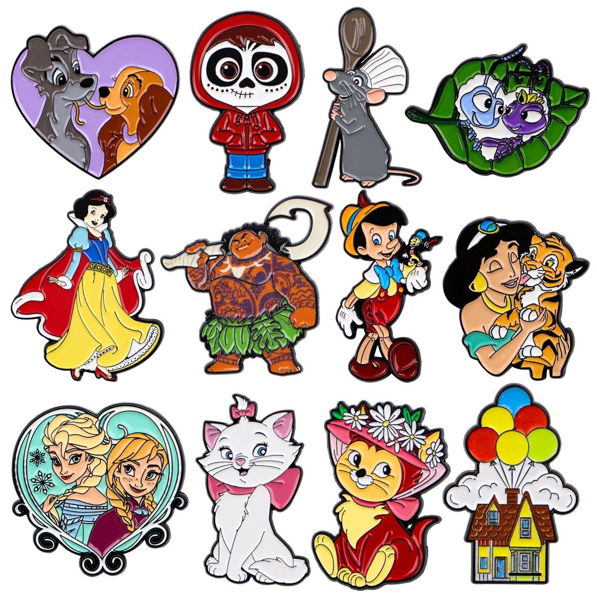 

Flying House Enamel Pin Brooches For Women Lapel Pins Cartoon Ant Badge on Backpack Costume Accessories Fashion Jewelry Gifts