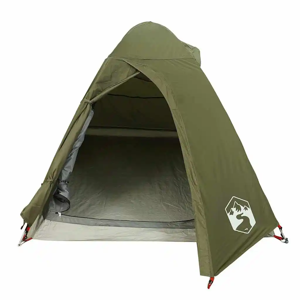 Wasserdichtes Tarnzelt für 2 Personen, Kuppelzelt, Lichtundurchlässig, Winddicht, Campingzelt für Festivals, Wandern, Backpacking, Camping, Angeln – Detail 18