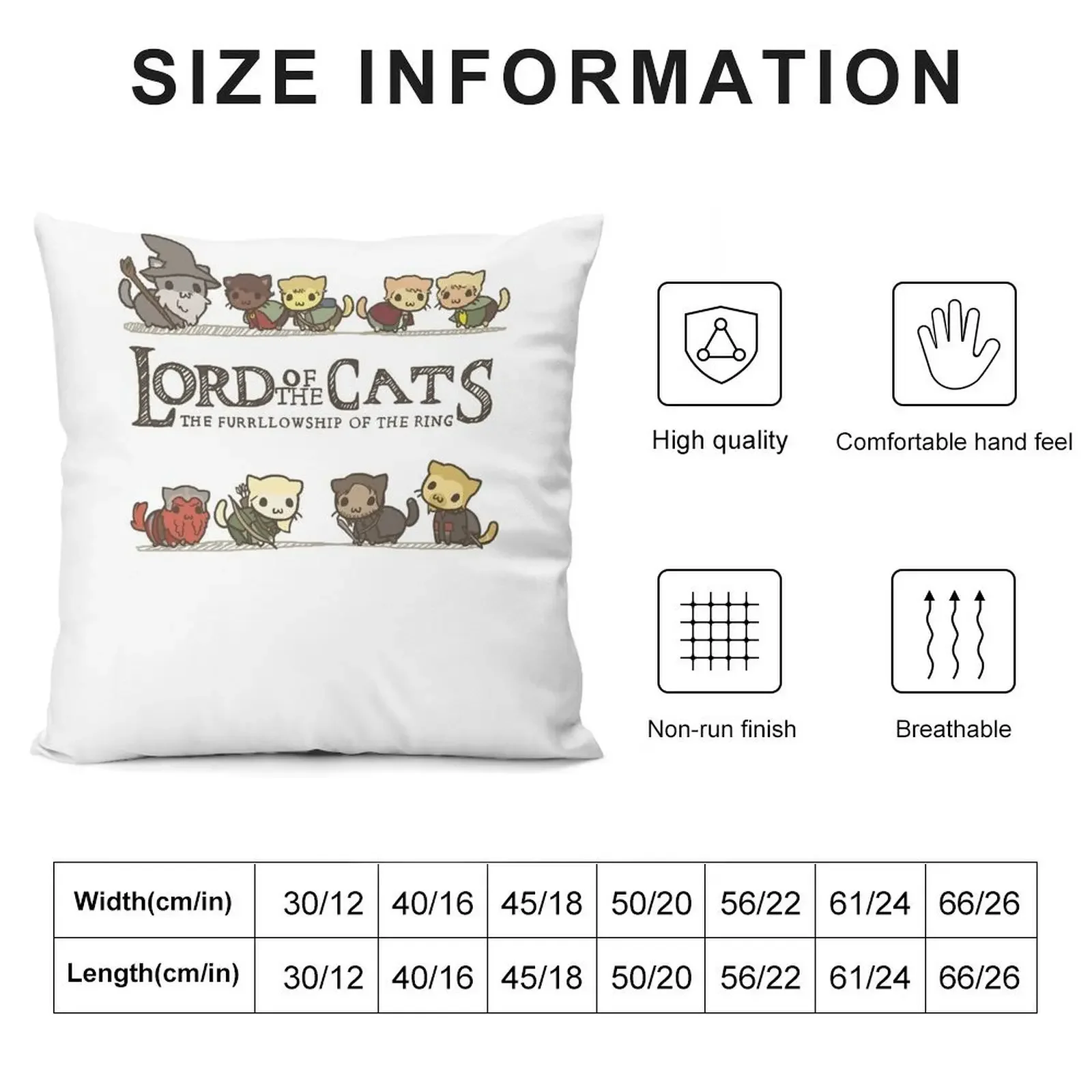 The Furrlowship of the Ring Throw Pillow christmas decorations for home 2025 Pillow Covers Decorative pillow