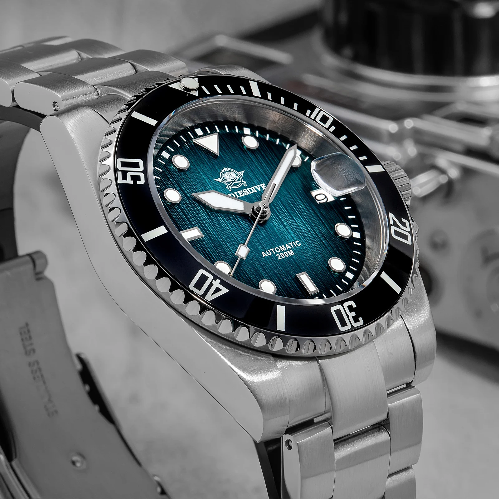 ADDIESDIVE Automatic Watches Sapphire Glass Diving 20Bar Waterproof BWG9 Luminous 41mm Ceramic Bezel Mechanical Watch Men New