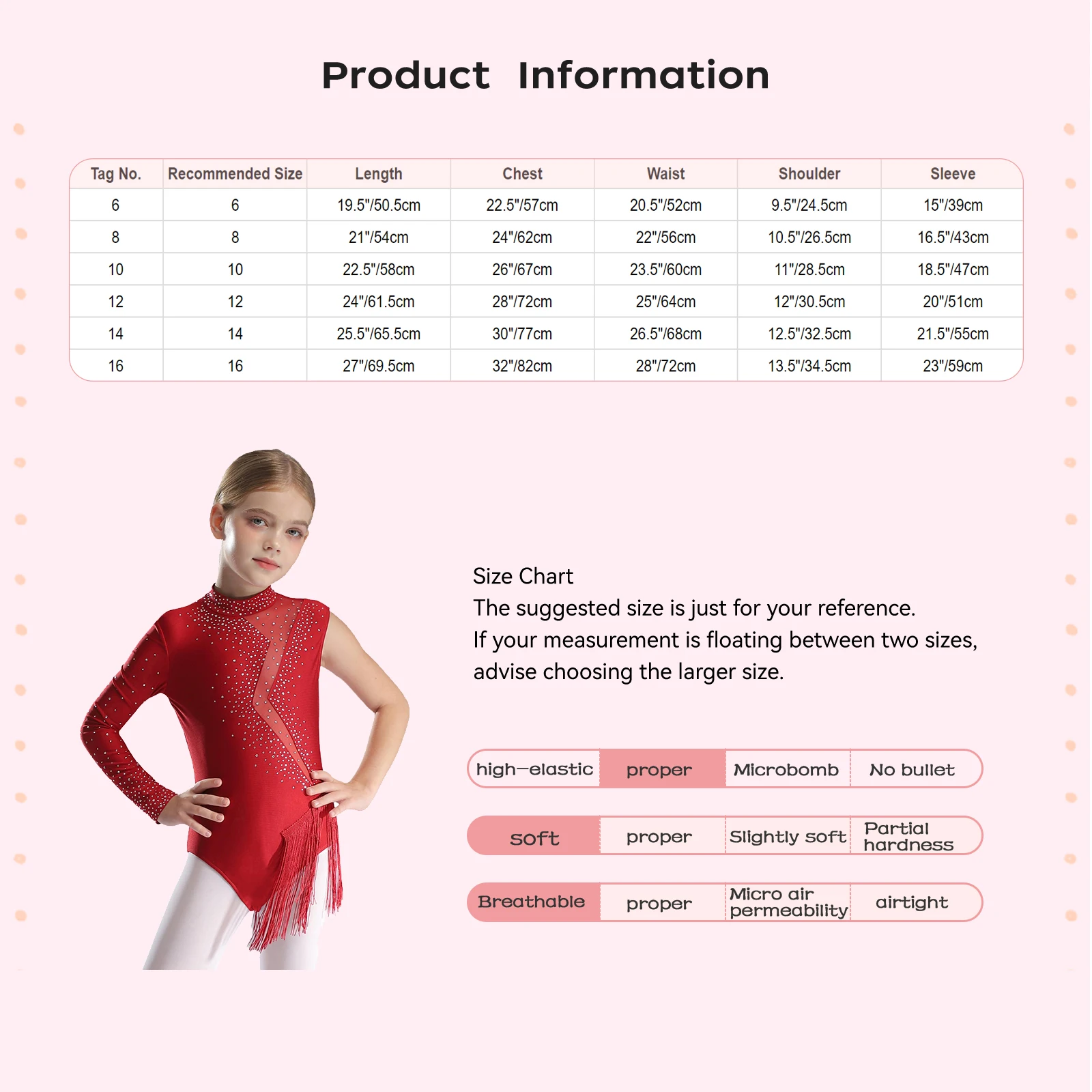 Kinder Mädchen Glänzende Strass Ballett Jersey Trikots Dancewear Quaste Body Latin Dance Performance Rhythmische Gymnastik Kostüm