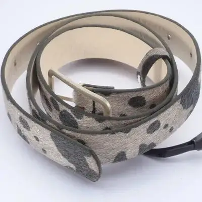 

PU Western Belt for Women Adjustable Cow Print Belt Belts for Jeans Pants Stylish Accessories One Size Fits Most